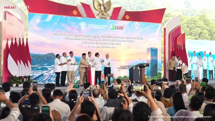Prabowo Dorong Hilirisasi Nikel Rp180 Triliun, Ekspor Perdana Baterai EV Dimulai
