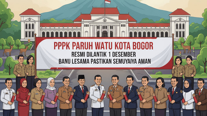 PPPK Paruh Waktu Kota Bogor Resmi Dilantik 1 Desember 2025, Banu Lesmana Pastikan Semuanya Aman