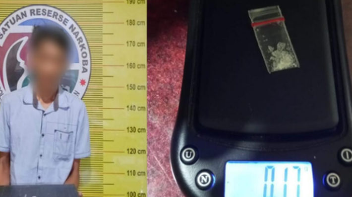 Polres Padang Sidempuan Tangkap Pria Jangkung Pemilik Sabu 0,17 Gram