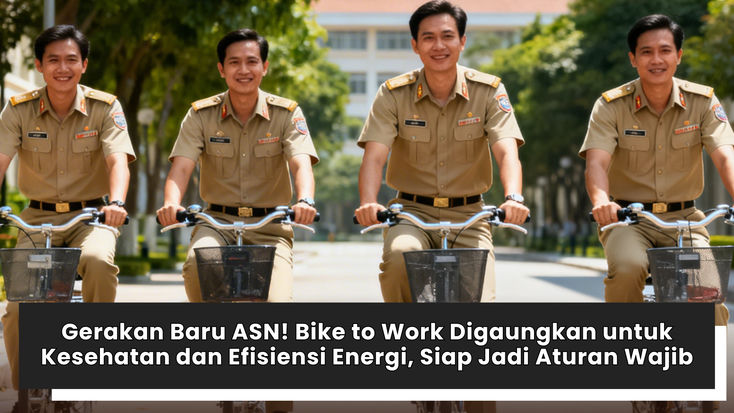 Gerakan Baru ASN! Bike to Work Digaungkan untuk Kesehatan dan Efisiensi Energi, Siap Jadi Aturan Wajib