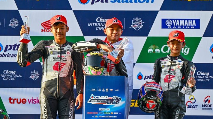 Tampil Dominan, Pebalap Astra Honda Raih Double Podium TTC 2023