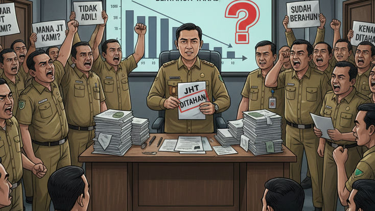 Ribuan PPPK Medan Meradang! JHT Ditahan Bertahun-Tahun, Ada Apa Ini?