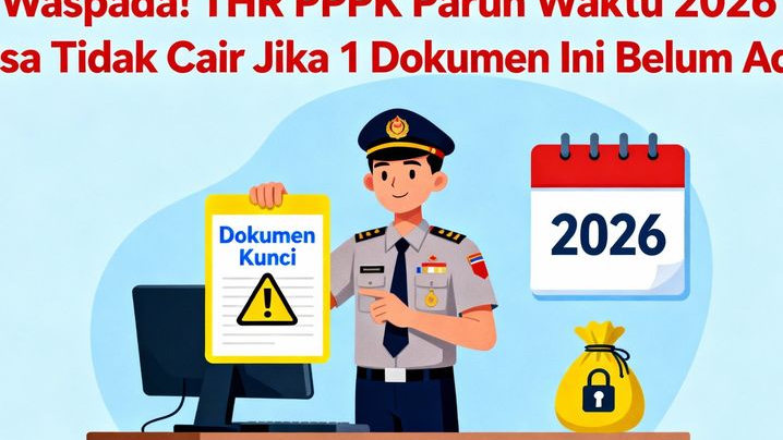 WASPADA! THR PPPK Paruh Waktu 2026 Bisa Tidak Cair Jika 1 Dokumen Ini Belum Ada