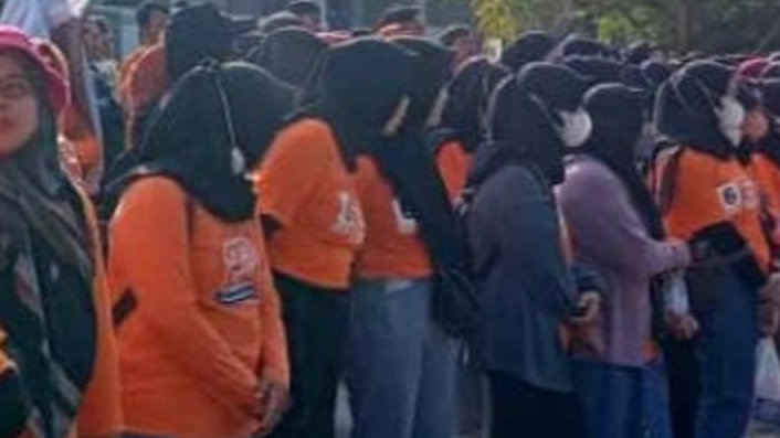Ribuan Buruh Purwakarta Unjuk Bertolak Ke Jakarta, Peringati Hari Buruh Ini Tuntutannya