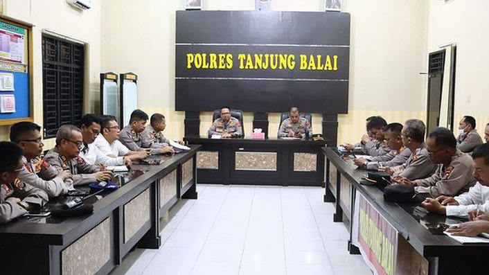 Pimpin Anev Kinerja, Kapolres Tanjung Balai: Jangan Ada Pungli