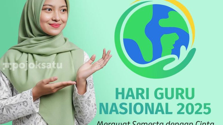 Makna Mendalam Logo Hari Guru Nasional 2025, Merawat Semesta dengan Cinta