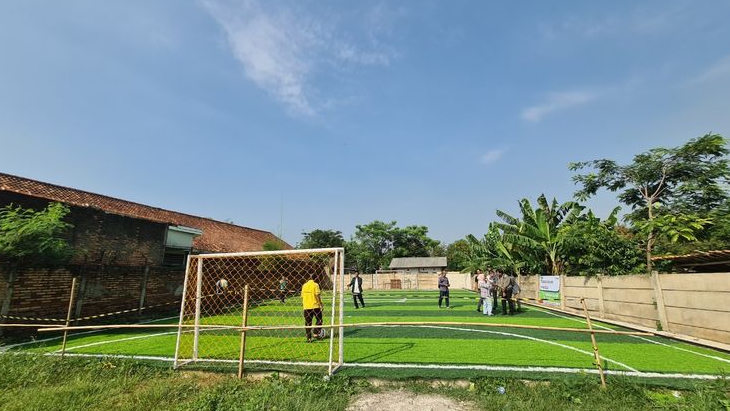 Dukung Pengembangan Sport Tourism, Pertamina Bangun Training Ground Sepak Bola di Karawang