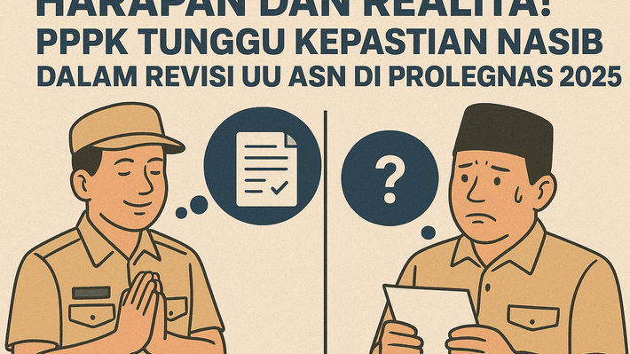 Harapan dan Realita! PPPK Tunggu Kepastian Nasib dalam Revisi UU ASN di Prolegnas 2025