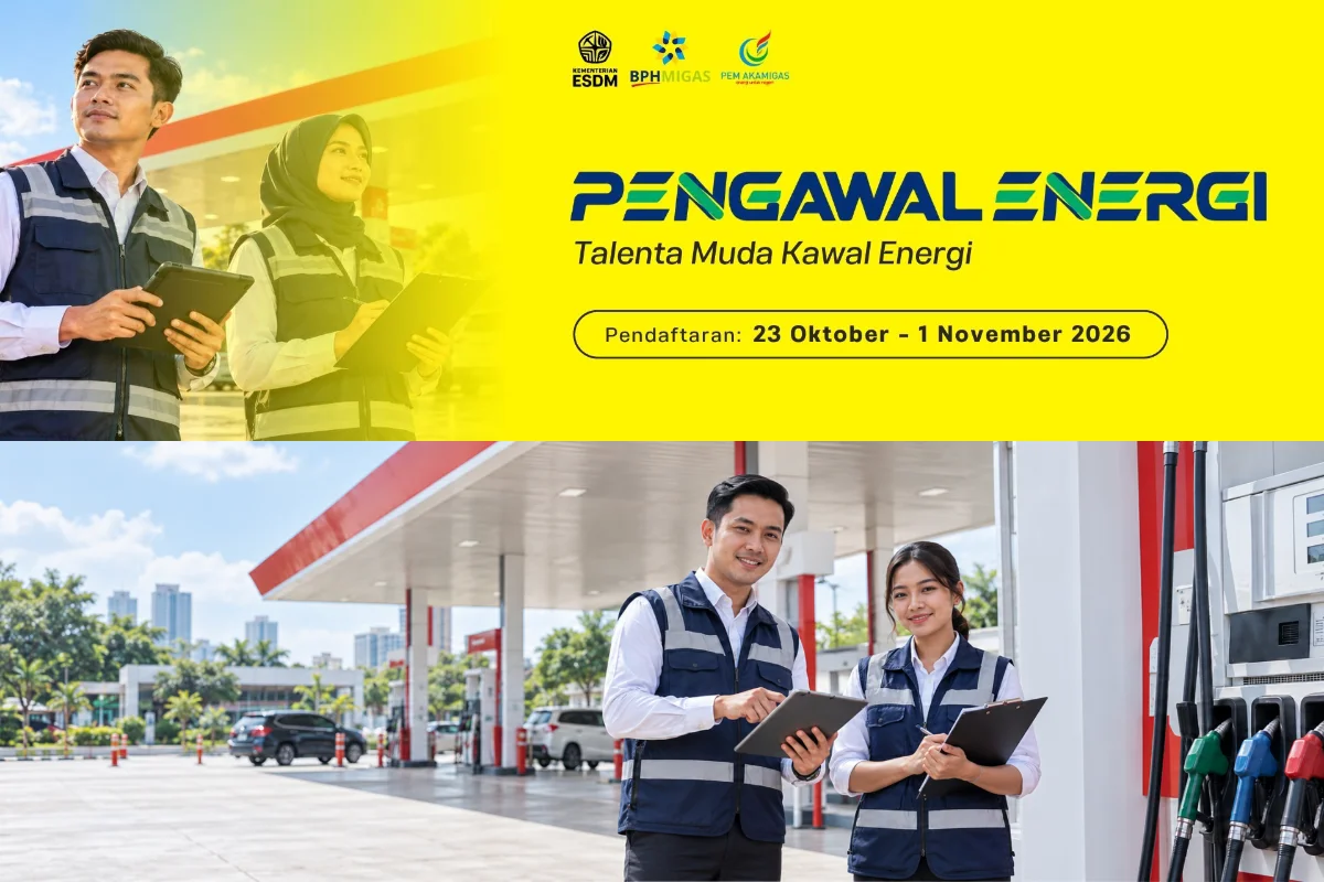 Kementerian ESDM membuka Program Pengawal Energi 2026 untuk mendukung pengawasan distribusi BBM bersubsidi di 3.679 SPBU. (Foto: pengawalenergi.akamigas.ac.id)