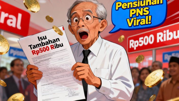 Isu Tambahan Rp500 Ribu untuk Pensiunan PNS Viral! Taspen Tegaskan Fakta yang Sebenarnya