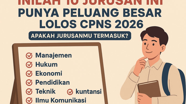 Inilah 10 Jurusan Ini Punya Peluang Besar Lolos CPNS 2026, Apakah Jurusanmu Termasuk?