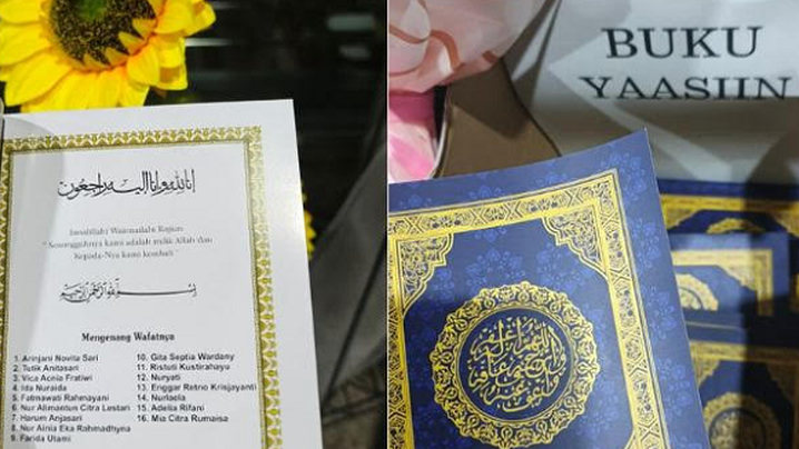 Harunya Solidaritas untuk Korban, Dari Karangan Bunga hingga Buku Yasin Bertuliskan Nama Mereka
