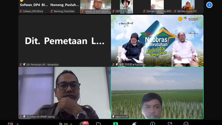 Kementan Dorong Peran Aktif Penyuluh Pertanian dalam Pembuatan Poligon Sawah di Luar LBS
