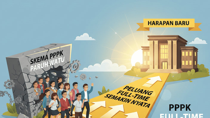 Harapan Baru Tenaga Honorer! Skema PPPK Paruh Waktu Dirombak, Peluang Full-Time Semakin Nyata