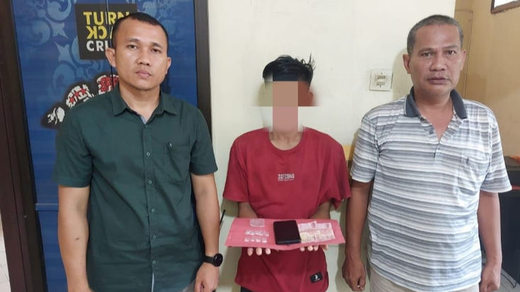 Ketahuan Bawa Sabu, Pria Tanjung Balai Diamankan olsek Sei Tualang Raso Saat Menuggu Pelanggan