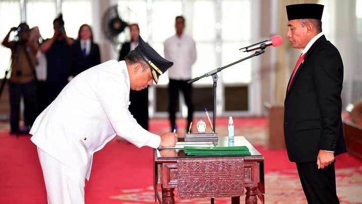 Lantik Syarmadani Jadi Pj Wali Kota Tebing Tinggi, Gubernur Edy Rahmayadi Ingatkan Tata Kelola Pelayanan