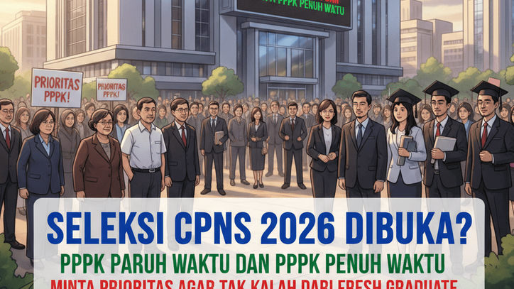 Seleksi CPNS 2026 Dibuka? PPPK Paruh Waktu dan PPPK Penuh Waktu, Minta Prioritas Agar Tak Kalah dari Fresh Graduate