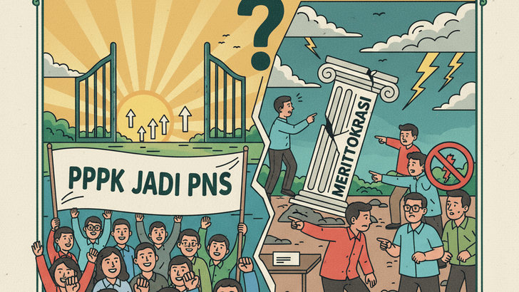 Pro Kontra Memuncak, Benarkah Meritokrasi Terancam Jika PPPK Naik Status PNS Tanpa Tes?