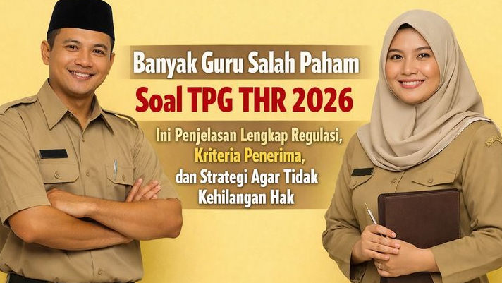 Banyak Guru Salah Paham Soal TPG THR 2026, Ini Penjelasan Lengkap Regulasi, Kriteria Penerima, dan Strategi Agar Tidak Kehilangan Hak