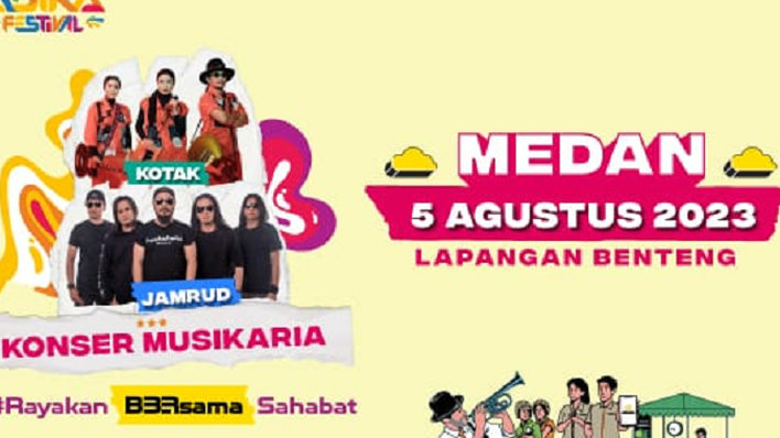 Rayakan HUT ke-33, Adira Finance Hadirkan Konser Musikaria di Adira Festival Medan