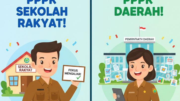 PPPK Sekolah Rakyat VS PPPK Daerah! Perbedaan dan Siapa yang Lebih Diuntungkan Soal Status ASN?