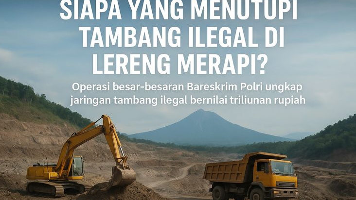 Bukan Sekadar Tangkap Pelaku, Siapa yang Biarkan Tambang Ilegal di Merapi Hidup Bertahun-Tahun?