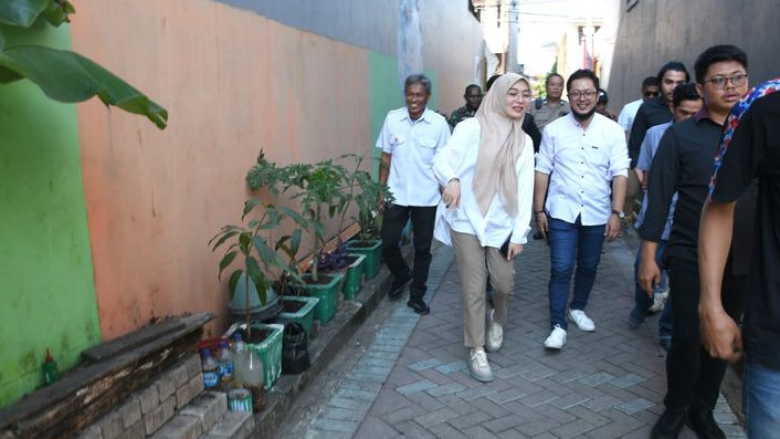 Budi Hastuti Memastikan Infrastruktur Lorong Wisata Makassar Dibenahi