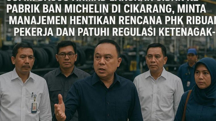 Bak Pahlawan! Sufmi Dasco Turun Tangan Selamatkan Ribuan Pekerja Pabrik Ban Michelin dari Ancaman PHK