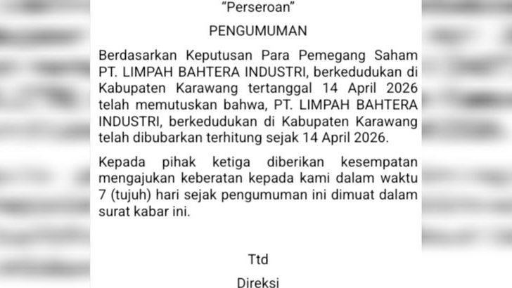 PENGUMUMAN