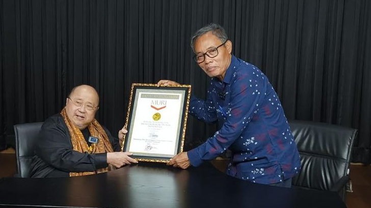 Donor Darah HUT Ke-7 SMSI Raih Penghargaan MURI