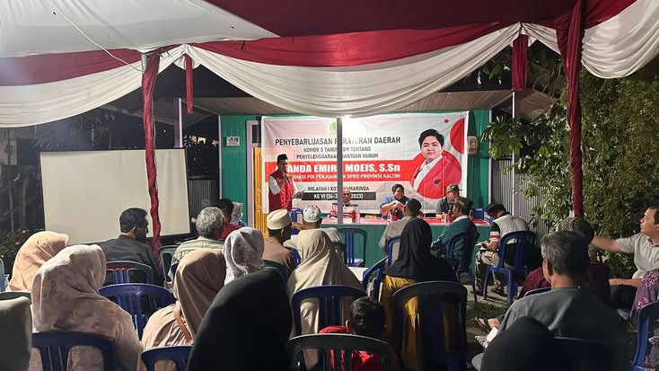 Anggota DPRD Kaltim Ananda Emira Moeis Terus Sosialisasikan Perda Bantuan Hukum, Kali Ini di Sungai Kunjang