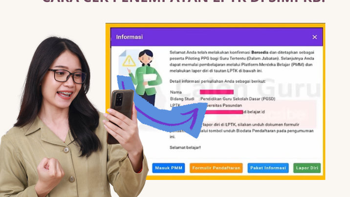 Cara Cek Nama LPTK di SIMPKB Bagi Peserta PPG Guru Tertentu Tahap 5 Tahun 2025!