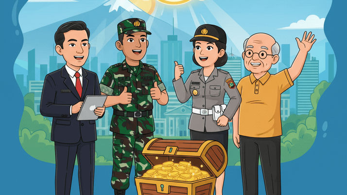 Kabar Baik dari Pemerintah! ASN, TNI–Polri, dan Pensiunan Bersiap Full Happy Tahun 2026