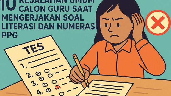 10 Kesalahan Umum Calon Guru Saat Mengerjakan Soal Literasi dan Numerasi PPG