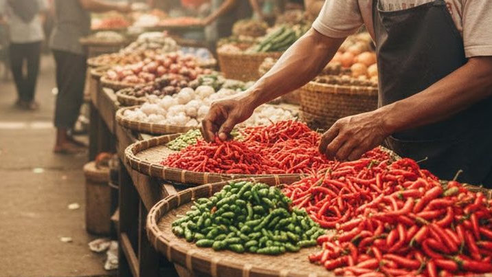 Harga Cabai Makin Pedas Ditemani Telur dan Minyak Goreng, Berikut Kisaran Harganya