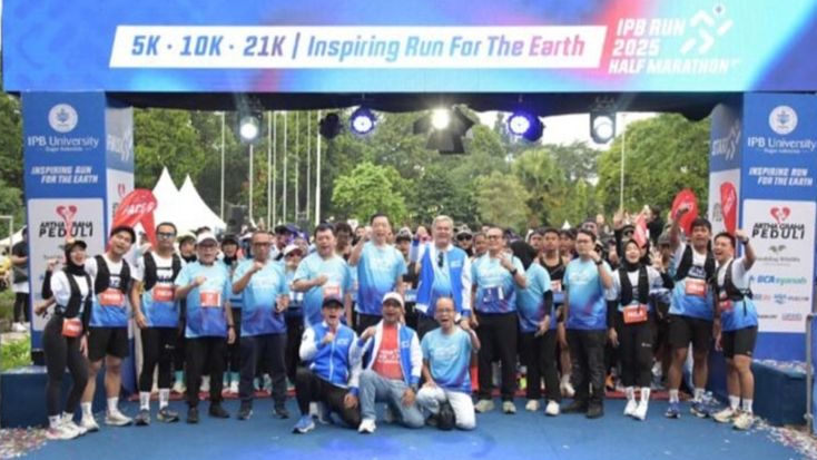 4000 Pelari Turun di IPB Run Half Marathon 2025, Nikmati Sensasi Green Run di Kampus IPB, Ini Misinya
