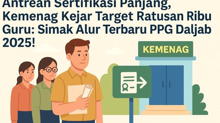 Antrean Sertifikasi Panjang, Kemenag Kejar Target Ratusan Ribu Guru, Simak Alur Terbaru PPG Daljab 2025!