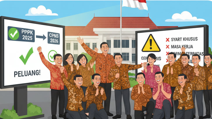 Resmi! PPPK Paruh Waktu Kini Bisa Ikut Seleksi CPNS 2026, Namun Ada Catatan Penting!
