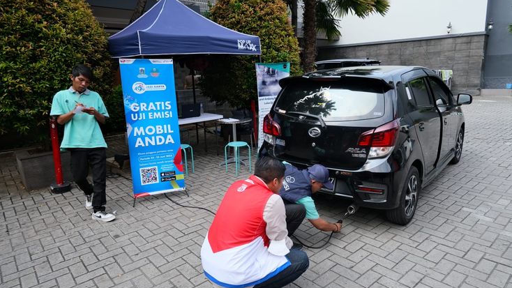 HUT DKI Jakarta ke-496, Pertamina Patra Niaga Regional JBB Adakan Uji Emisi Gratis untuk Konsumen Pertamax Series