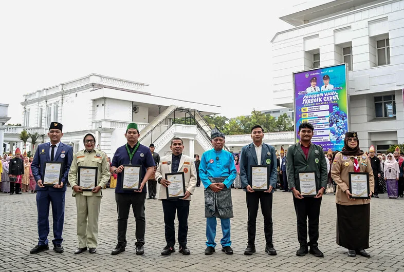 Tujuh organisasi kepemudaan di Sumut terima penghargaan di Hari Sumpah Pemuda 2026