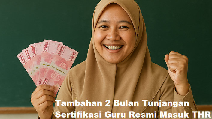 Gaji Bertambah! Guru Akan Terima Tambahan 2 Bulan Tunjangan Sertifikasi di THR dan Gaji 13