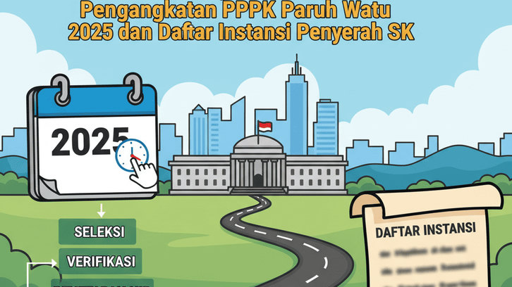 Banyak yang Belum Tahu! Ini Tahapan Terkini Pengangkatan PPPK Paruh Waktu 2025 dan Daftar Instansi Penyerah SK