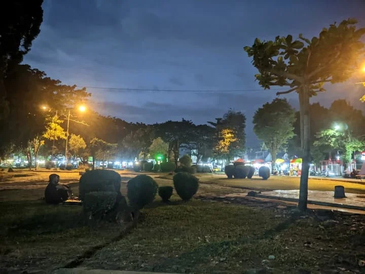 Potret Alun-alun Kecamatan Tanggul Jember. (Dok PPID Jember)