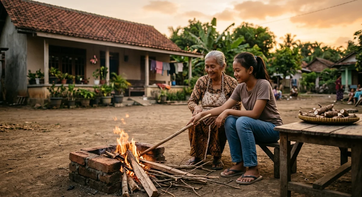 Ilustrasi nenek bakar cucu di Depok gara-gara tak di jemput