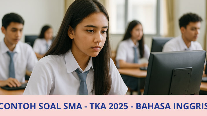 LANJUTAN Contoh Soal dan Pembahasan TKA SMA 2025 Bahasa Inggris!