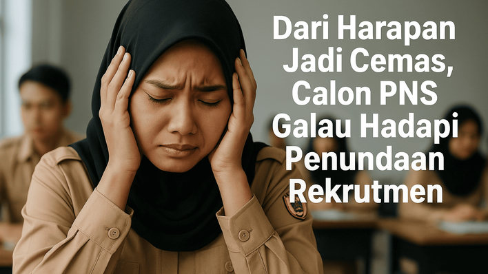 Dari Harapan Jadi Cemas, Calon PNS  Galau Hadapi Penundaan Rekrutmen