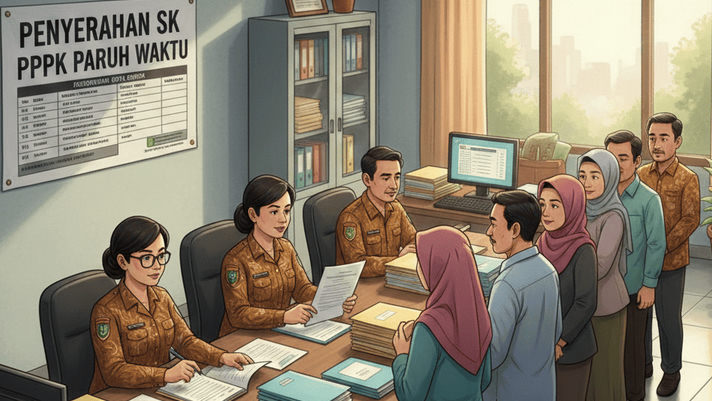 SK PPPK Paruh Waktu Depok Siap Dibagikan, BKPSDM Tampilkan Jadwal dan Update Terbaru