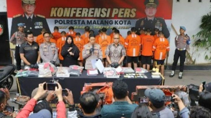 17 Pendemo Anarkis Ditangkap Polisi, Akibat Ulahnya Sejumlah Aparat Luka-luka