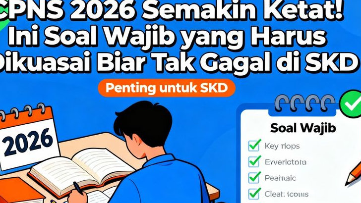 CPNS 2026 Semakin Ketat! Ini Soal Wajib yang Harus Dikuasai Biar Tak Gagal di SKD