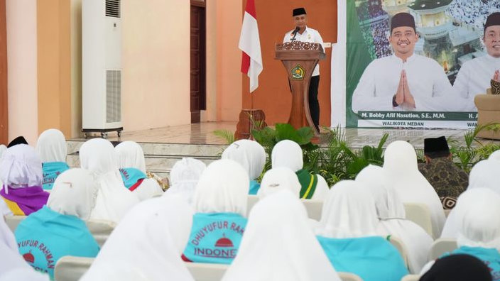 2152 Calon Jamaah Haji Ikuti Bimbingan Manasik Haji Akbar
